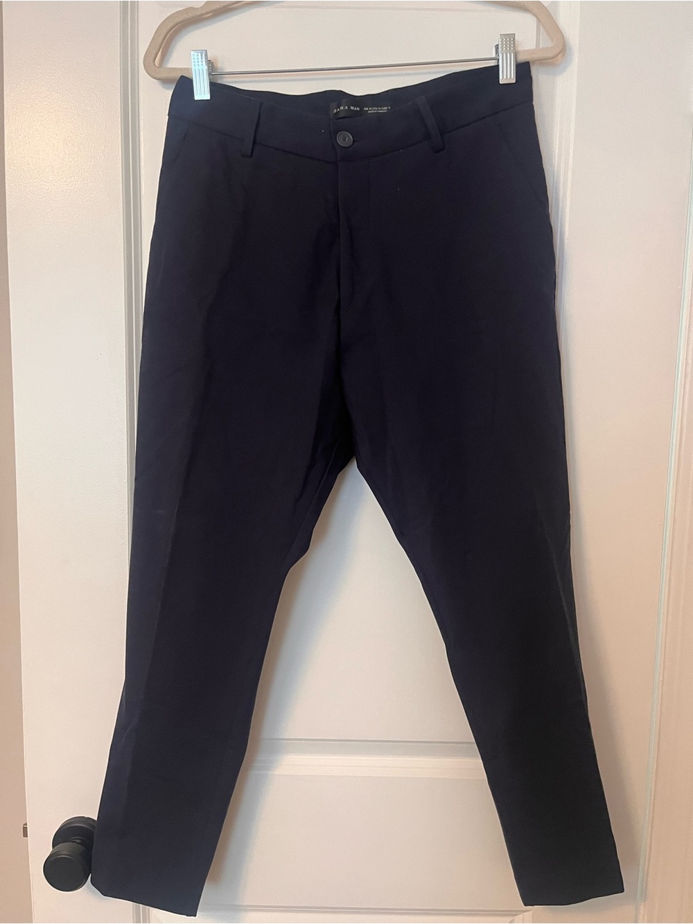 Classic Men's Black Dress Pants - Unbranded